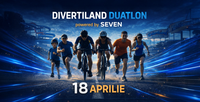 Duatlonul Divertiland by Seven deschide sezonul competițional 2026 sâmbătă, 18 aprilie