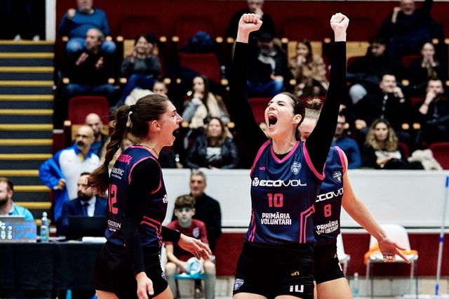 Volei feminin: Volei Alba Blaj – CSO Voluntari, 1-1 la general, în finala Diviziei A